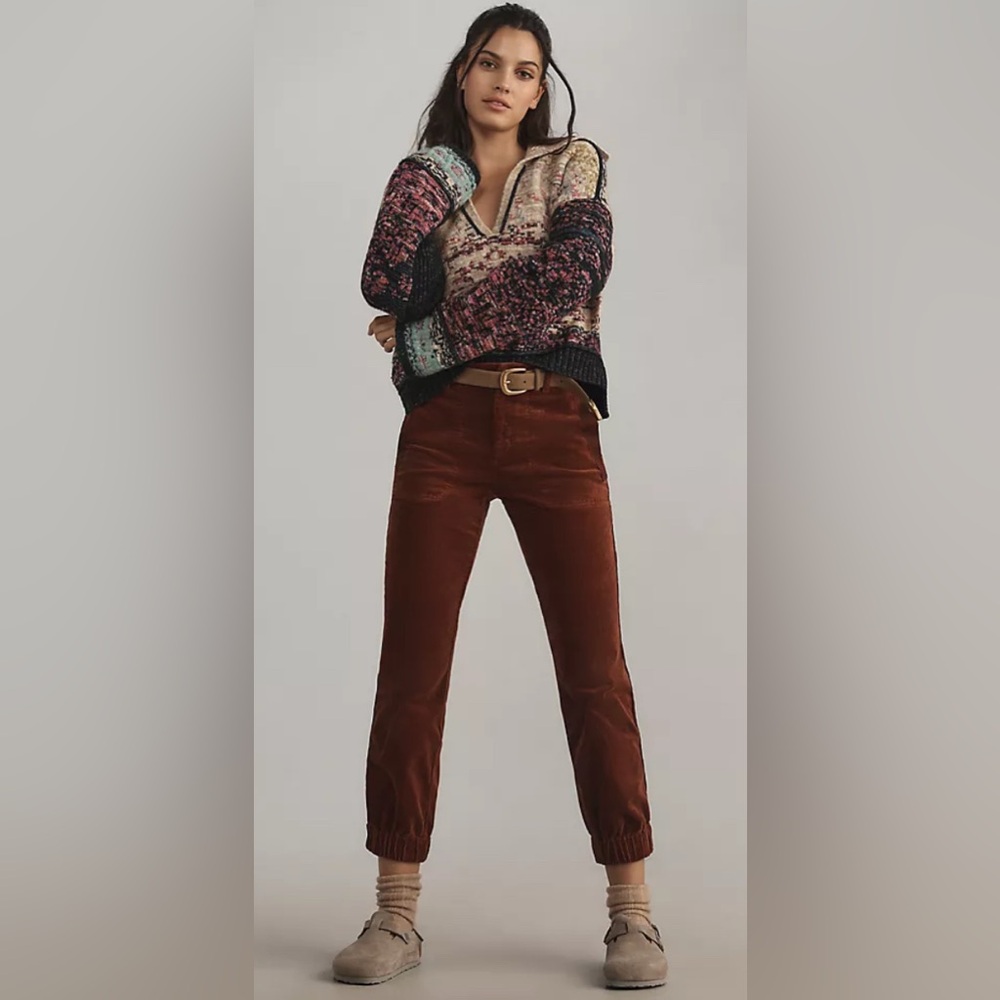 Anthropologie Richi Slim Joggers Corduroy Edition  NWT
